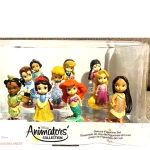 NEW Disney Parks Animators Littles Princess Figures Princess Playset Toy Set